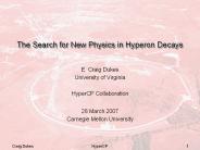 The Search for New Physics in Hyperon Decays