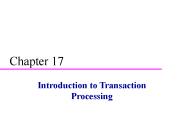 Introduction to Transaction Processing