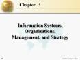 Information Systems, Organizations, Management, and Strategy PowerPoint PPT Presentation