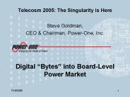 Digital Bytes into BoardLevel Power Market
