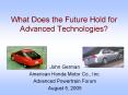 What Does the Future Hold for Advanced Technologies PowerPoint PPT Presentation