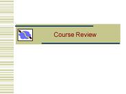 Course Review