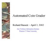 Automated Coin Grader