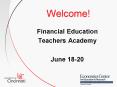 Financial Education PowerPoint PPT Presentation
