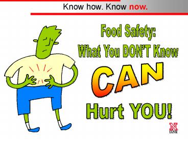Food Safety: