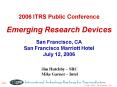 2006 ITRS Public Conference PowerPoint PPT Presentation
