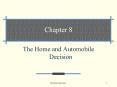 The Home and Automobile Decision