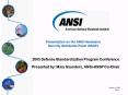 2005 Defense Standardization Program Conference PowerPoint PPT Presentation