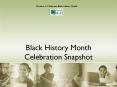 Black History Month Celebration Snapshot PowerPoint PPT Presentation