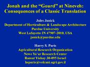 Jonah and the 