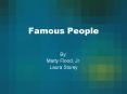 Famous People PowerPoint PPT Presentation