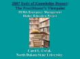 2007 Body of Knowledge Report: The Practitioners Viewpoint FEMA Emergency Management Higher Educatio PowerPoint PPT Presentation
