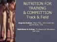 NUTRITION FOR TRAINING PowerPoint PPT Presentation