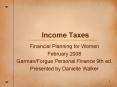 Income Taxes PowerPoint PPT Presentation