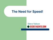 The Need for Speed