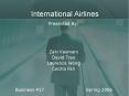 International Airlines PowerPoint PPT Presentation