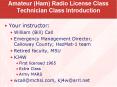Amateur Ham Radio License Class Technician Class Introduction PowerPoint PPT Presentation