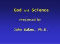 God and Science PowerPoint PPT Presentation