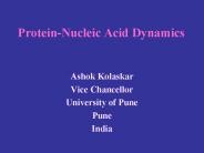 ProteinNucleic Acid Dynamics
