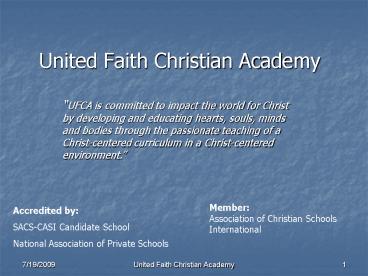 United Faith Christian Academy