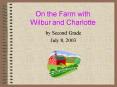 On the Farm with Wilbur and Charlotte PowerPoint PPT Presentation