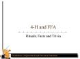 4H and FFA PowerPoint PPT Presentation