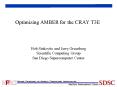 Optimizing AMBER for the CRAY T3E PowerPoint PPT Presentation