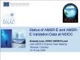 Status of AMSRE and AMSRE Validation Data at NSIDC PowerPoint PPT Presentation