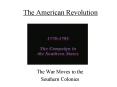 The American Revolution PowerPoint PPT Presentation