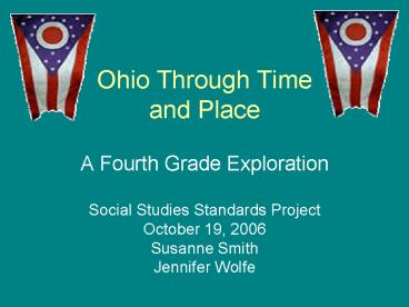 Ohio Through Time and Place