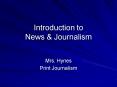Introduction to News PowerPoint PPT Presentation