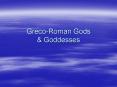 GrecoRoman Gods PowerPoint PPT Presentation