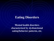 Eating Disorders