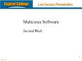 Malicious Software PowerPoint PPT Presentation