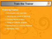 Train the Trainer Concept PowerPoint PPT Presentation