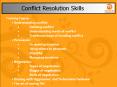 Developing Effective Conflict Resolution Skills PowerPoint PPT Presentation