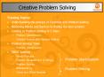 Creating Problem Solving Techniques PowerPoint PPT Presentation