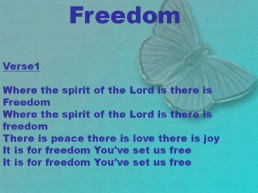 Freedom presentation | free to download