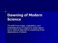 Dawning of Modern Science PowerPoint PPT Presentation