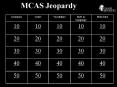 MCAS Jeopardy PowerPoint PPT Presentation