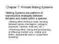 Chapter 7: Primate Mating Systems PowerPoint PPT Presentation