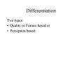 Differentiation PowerPoint PPT Presentation