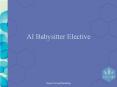 AI Babysitter Elective PowerPoint PPT Presentation