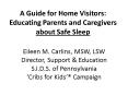 A Guide for Home Visitors: Educating Parents and Caregivers about Safe Sleep PowerPoint PPT Presentation