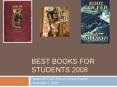 Best Books for Students 2008 PowerPoint PPT Presentation