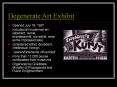 Degenerate Art Exhibit PowerPoint PPT Presentation
