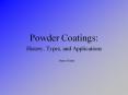 Powder Coatings: PowerPoint PPT Presentation