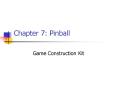 Chapter 7: Pinball PowerPoint PPT Presentation