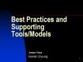 Best Practices and Supporting ToolsModels PowerPoint PPT Presentation