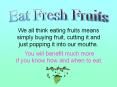 Fresh Fruits PowerPoint PPT Presentation